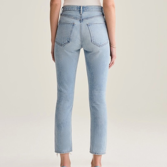 Agolde Denim Riley High Rise Straight - Picture 3 of 5